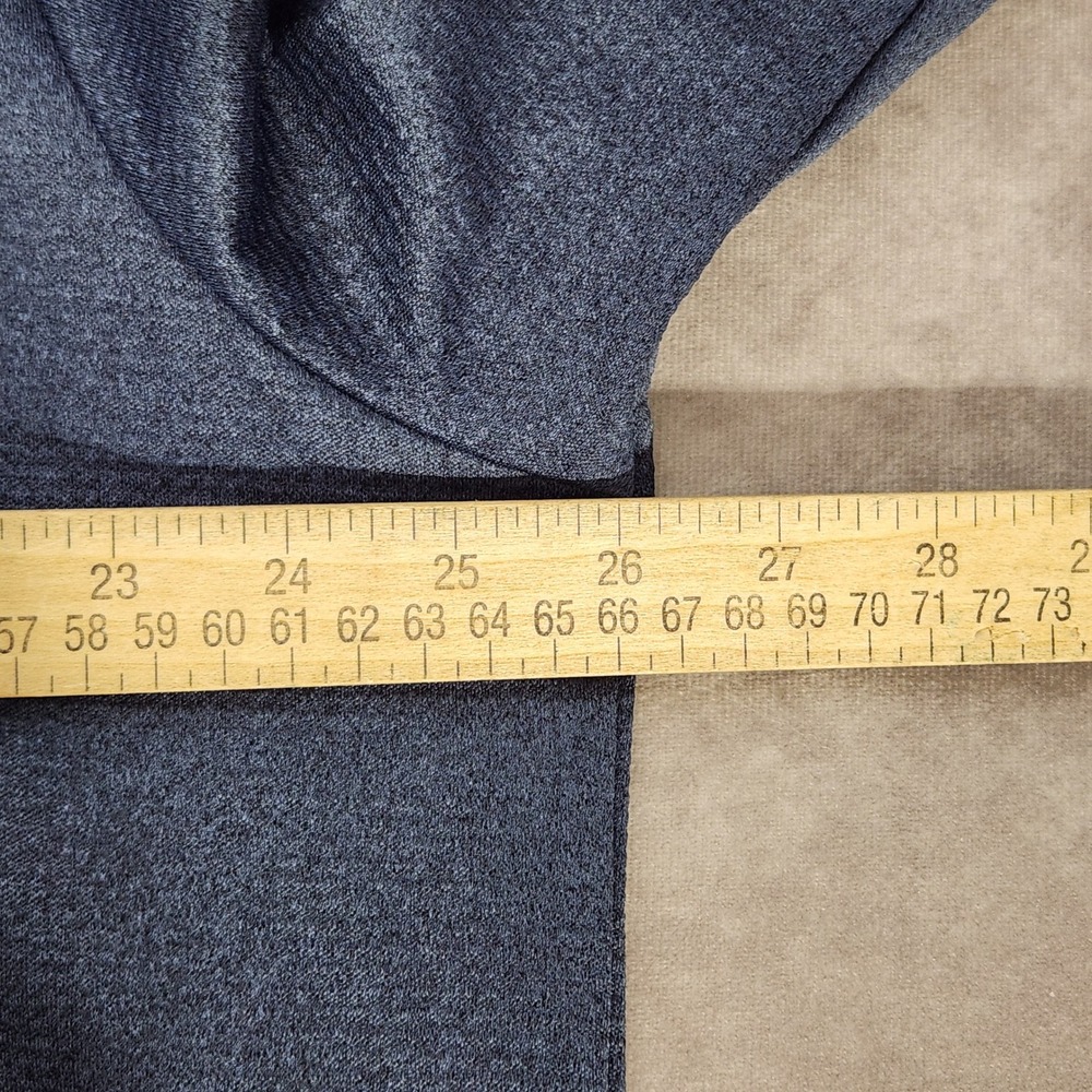 Callaway Weather Series Mens XL Navy Blue Quarter Zip Waffle Fleece Pullover - Picture 5 of 8
